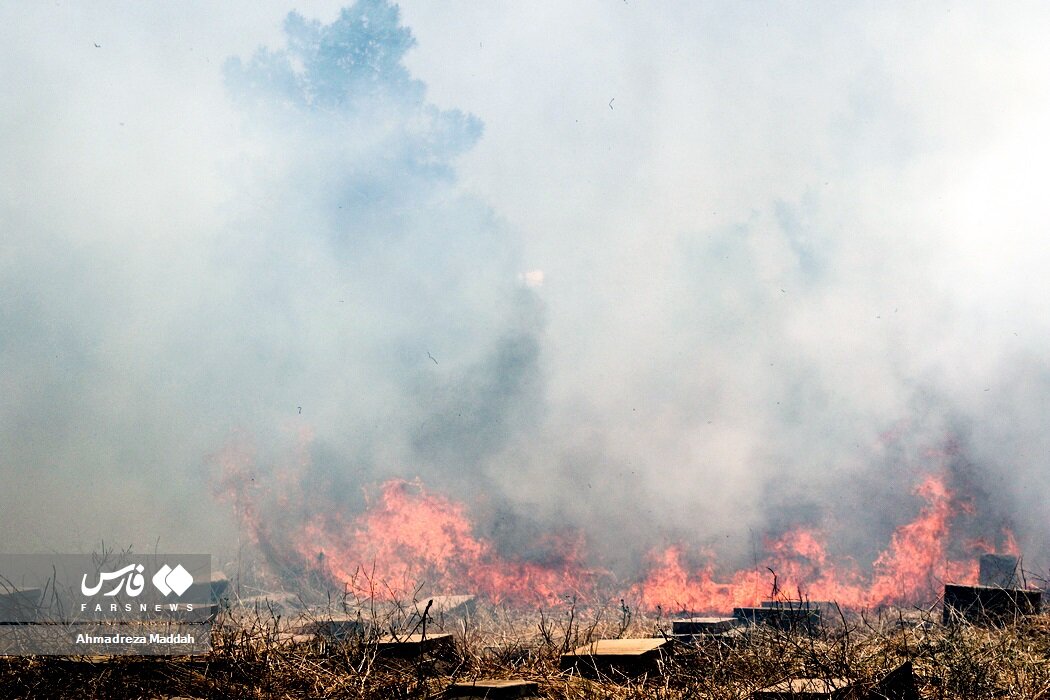 اثر ۱۰۰۰ساله ایران در میان دود و آتش نابود شد! اثر ۱۰۰۰ساله ایران در میان دود و آتش نابود شد!