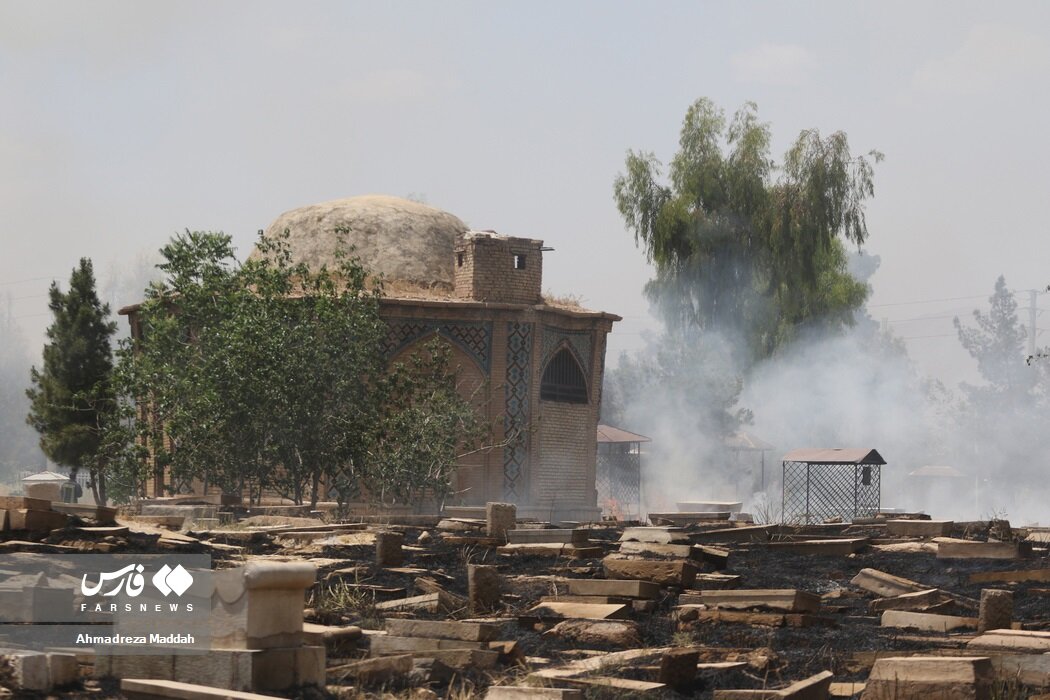 اثر ۱۰۰۰ساله ایران در میان دود و آتش نابود شد! اثر ۱۰۰۰ساله ایران در میان دود و آتش نابود شد!