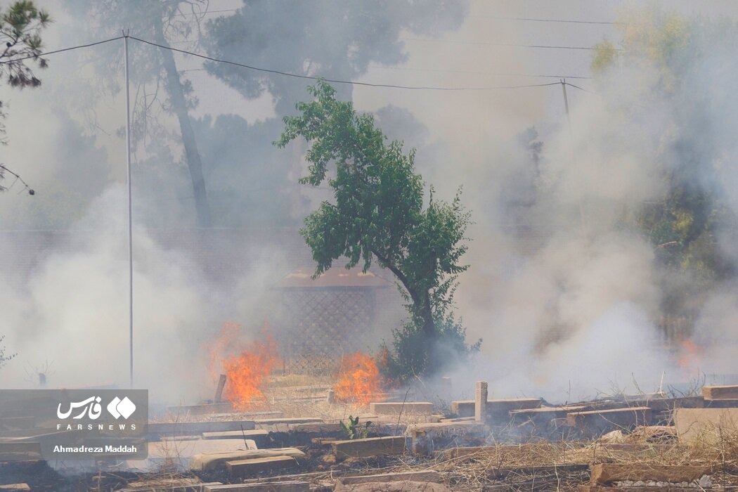 اثر ۱۰۰۰ساله ایران در میان دود و آتش نابود شد! اثر ۱۰۰۰ساله ایران در میان دود و آتش نابود شد!