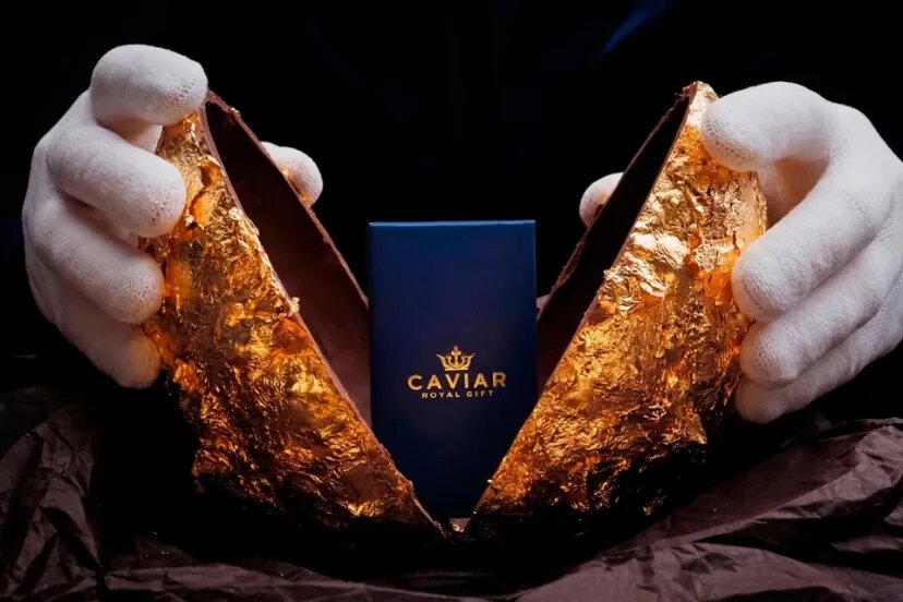 از تخم شکلاتی، آیفون طلا بیرون آمد / عکس از تخم شکلاتی، آیفون طلا بیرون آمد / عکس