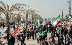 ایستگاه اول راه کربلا امسال هم برای اربعین برپا شد ایستگاه اول راه کربلا امسال هم برای اربعین برپا شد