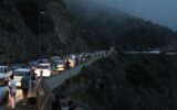 این جاده در ترافیک غرق شد