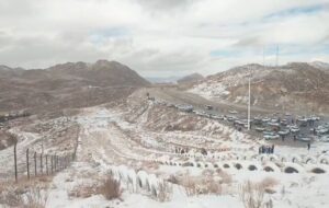 بارش نخستین برف پاییزی در ییلاقات یزد بارش نخستین برف پاییزی در ییلاقات یزد