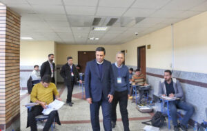 بازدید رئیس سازمان نظام مهندسی ساختمان از آزمون ورود به حرفه مهندسان در قم بازدید رئیس سازمان نظام مهندسی ساختمان از آزمون ورود به حرفه مهندسان در قم