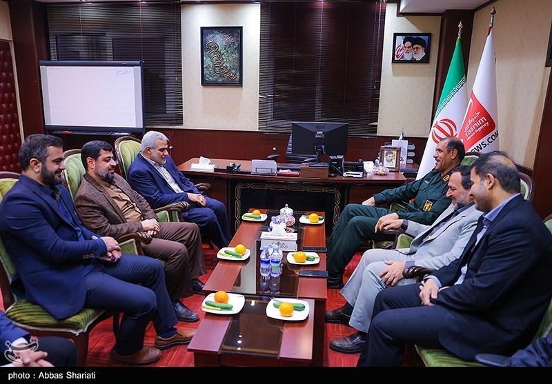 بازدید فرمانده سپاه کردستان از خبرگزاری تسنیم+تصاویر اخبار استان کردستان , اخبار سنندج , سپاه پاسداران انقلاب اسلامی , سازمان اطلاعات سپاه پاسداران انقلاب اسلامی , مرکز اسناد و تحقیقات دفاع مقدس سپاه , نیروی دریایی سپاه پاسداران انقلاب اسلامی ,