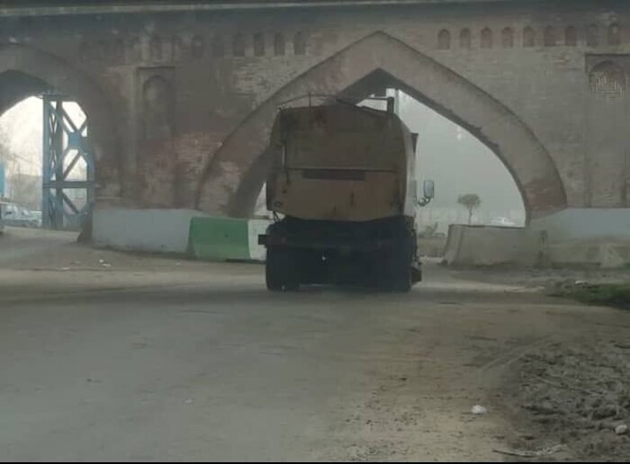 بخشی از طاق پُل تاریخی بابل فرو ریخت بخشی از طاق پُل تاریخی بابل فرو ریخت