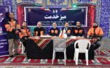 برپایی میز خدمت اداره کل راهداری و حمل و نقل جاده ای مازندران در نماز جمعه