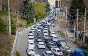 ترافیک در این جاده سنگین شد ترافیک در این جاده سنگین شد