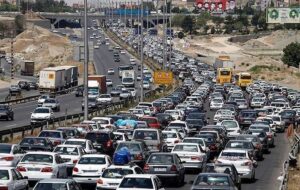 ترافیک سنگین در آزادراه قزوین- کرج- تهران ترافیک سنگین در آزادراه قزوین- کرج- تهران