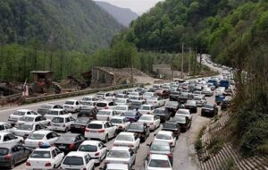 ترافیک سنگین در جادههای شمال ترافیک سنگین در جادههای شمال