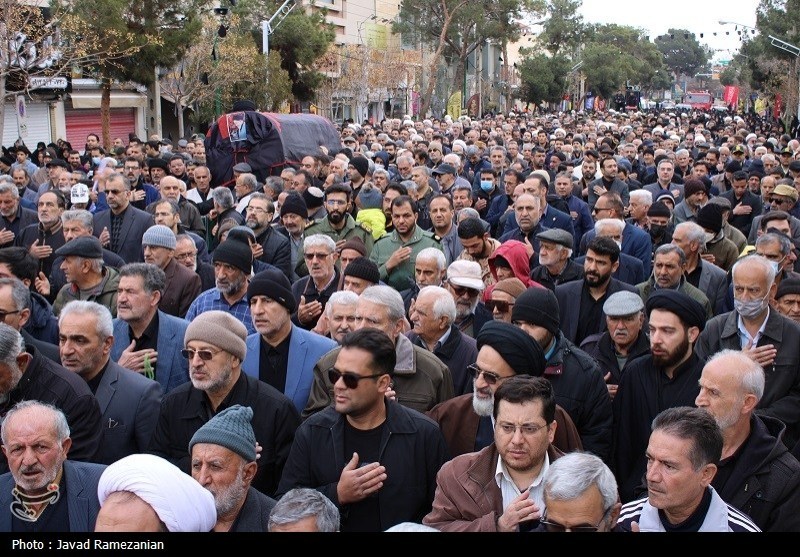 تشییع باشکوه پیکر آموزگار اخلاق در دامغان +تصاویر اخبار دامغان , اخبار استان سمنان , تسنیم ,