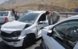 تصادف زنجیرهای در اتوبان کسایی تبریز؛ 7 مصدوم تصادف زنجیرهای در اتوبان کسایی تبریز؛ 7 مصدوم