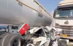 تصادف وحشتناک در بندر شهید رجایی تصادف وحشتناک در بندر شهید رجایی