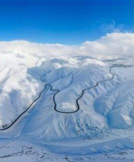 جاده هراز در زمستان + عکس جاده هراز در زمستان + عکس