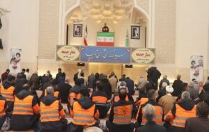 حضور راهداران، رانندگان و صنوف بخش حمل و نقل جاده ای گلستان در نماز جمعه استان حضور راهداران، رانندگان و صنوف بخش حمل و نقل جاده ای گلستان در نماز جمعه استان