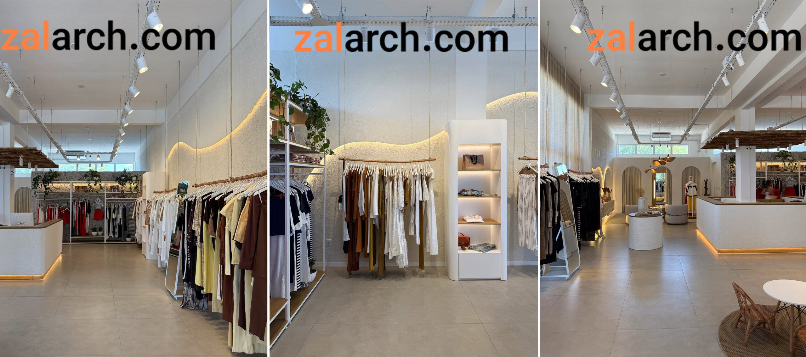 دیزاین دکور مزون لباس زنانه طراحی دکور مزون زنانه