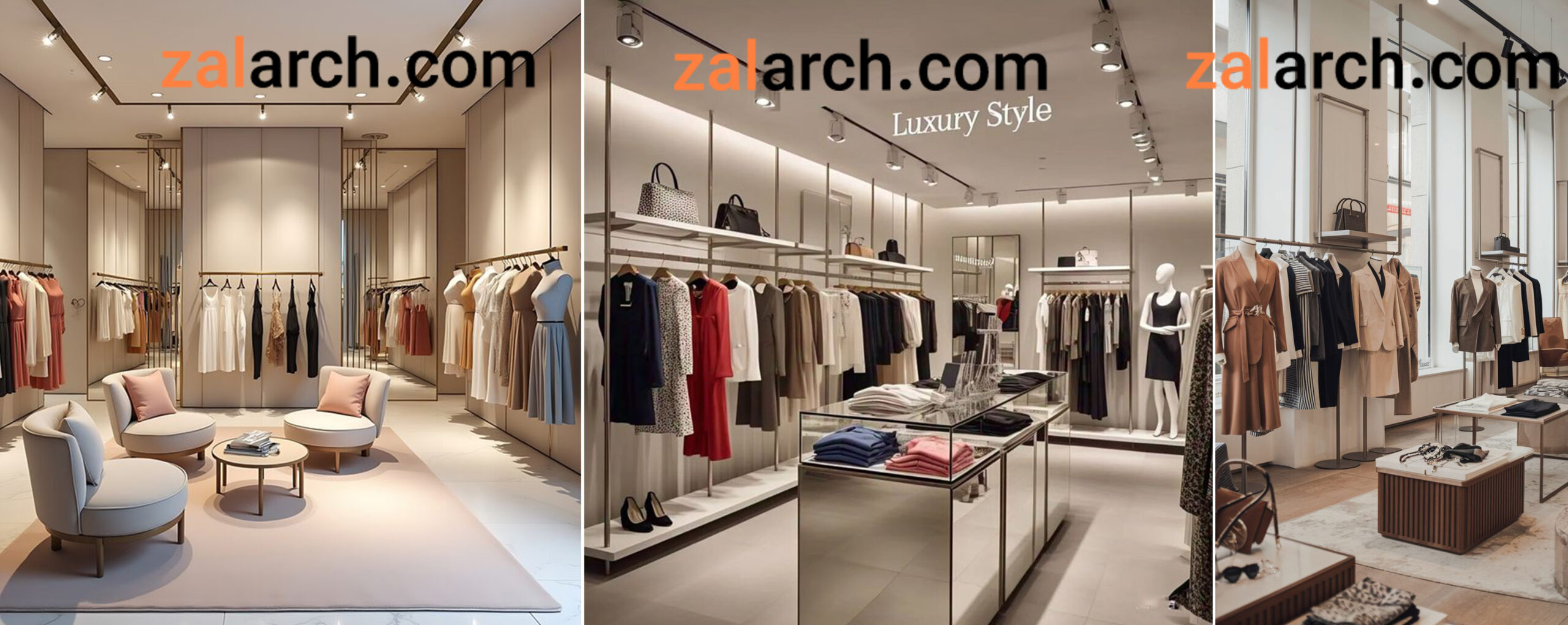 دیزاین دکور مزون لباس زنانه دکور مزون زنانه