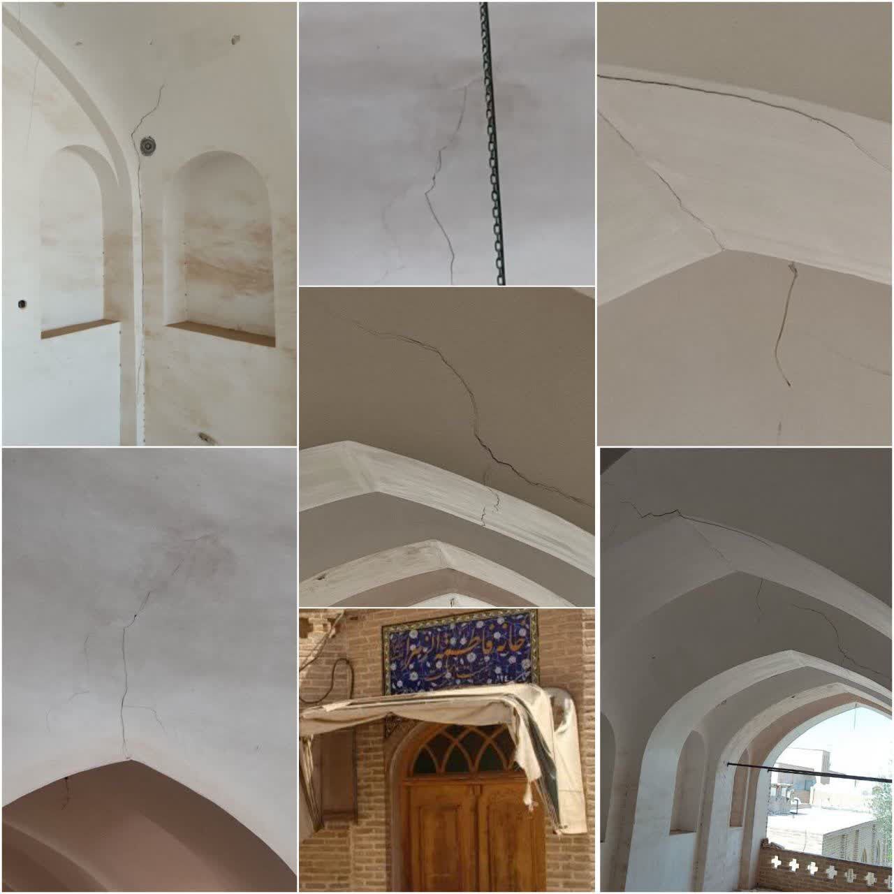 زلزله دیشب زواره این بنای تاریخی را تخریب کرد زلزله دیشب زواره این بنای تاریخی را تخریب کرد