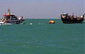 نجات 5 خدمه شناور لنج باری در خلیج فارس نجات 5 خدمه شناور لنج باری در خلیج فارس