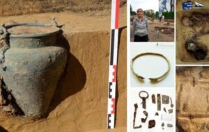 کشف گنجینه تاریخی در گورستان کشف گنجینه تاریخی در گورستان