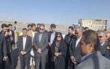 بازدید وزیر راه و شهرسازی از پروژه کریدور شرق به غرب سیستان و بلوچستان