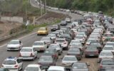 ترافیک پرحجم در چالوس| بارش برف و باران در اکثر جاده‌های کشور