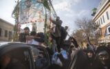 تشییع پیکر 2  شهید مدافع امنیت کرمانشاه/ همه برای ملینا‌ خون گریستند