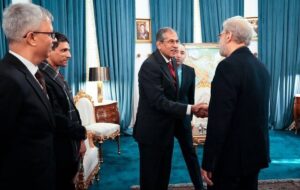 دیدار معاون مشاور امنیت ملی هند با لاریجانی دیدار معاون مشاور امنیت ملی هند با لاریجانی