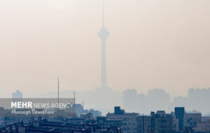 هوای تهران همچنان ناسالم و در وضعیت قرمز است هوای تهران همچنان ناسالم و در وضعیت قرمز است