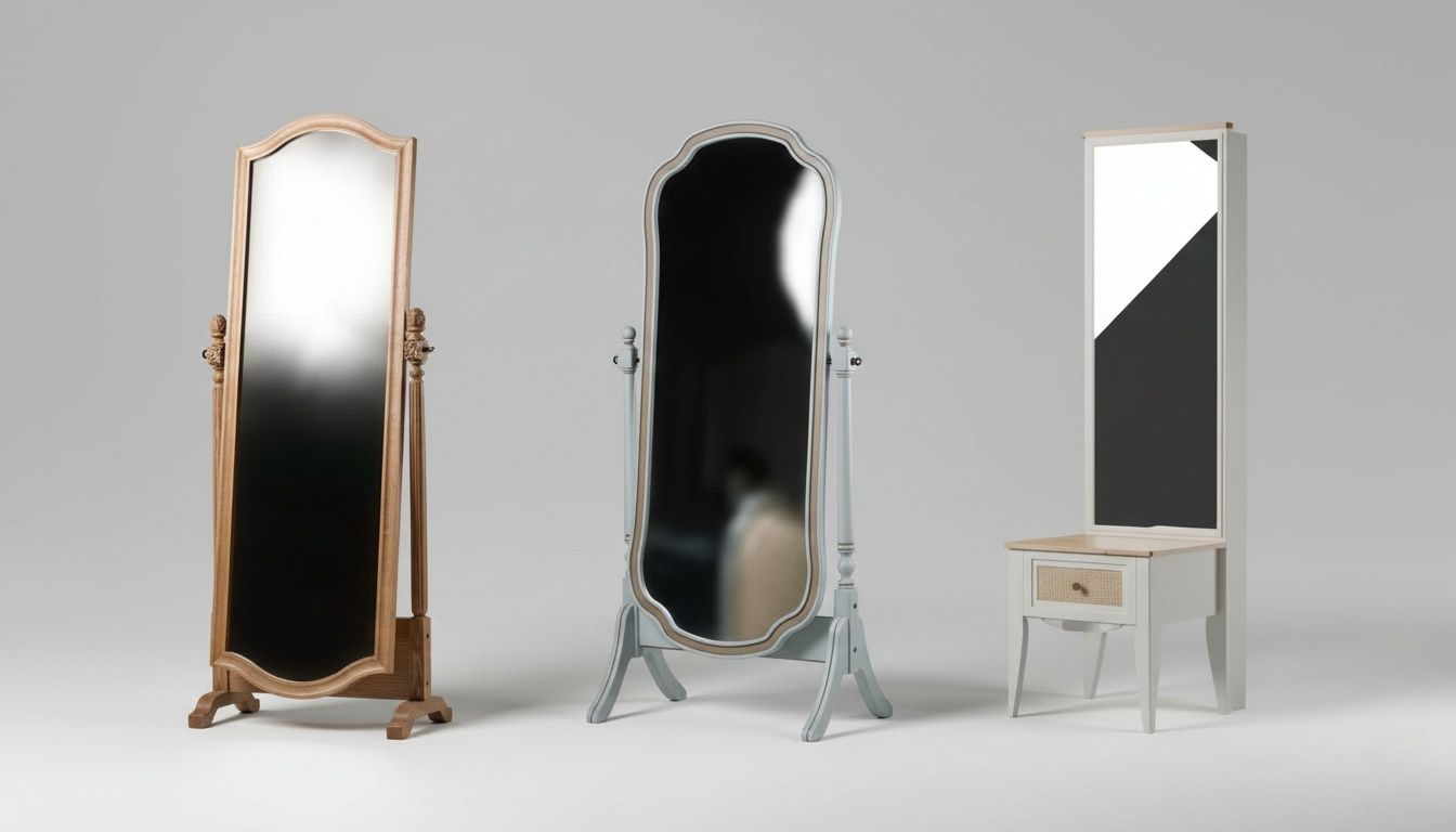 آینه قدی چوبی یا فلزی و معرفی مدرن ترین ها آینه قدی چوبی و فلزی
