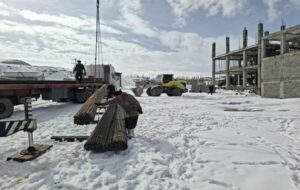 ببینید | اجرای عملیات ساخت پروژه های نهضت ملی مسکن شهر کرمانشاه در روزهای برفی ببینید | اجرای عملیات ساخت پروژه های نهضت ملی مسکن شهر کرمانشاه در روزهای برفی