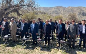 برگزاری آیین آغاز عملیات اجرایی محور کوهمره به نوجین برگزاری آیین آغاز عملیات اجرایی محور کوهمره به نوجین