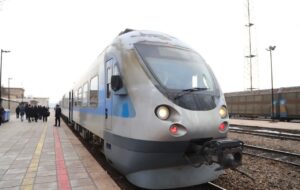 حرکت آزمایشی اولین قطار راهآهن میانه- اردبیل حرکت آزمایشی اولین قطار راهآهن میانه- اردبیل