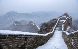 دیوار چین سفیدپوش شد + عکس دیوار چین سفیدپوش شد + عکس