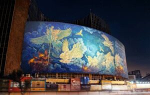 دیوارنگاره میدان ولیعصر (عج) رنگ رمضان به خود گرفت دیوارنگاره میدان ولیعصر (عج) رنگ رمضان به خود گرفت