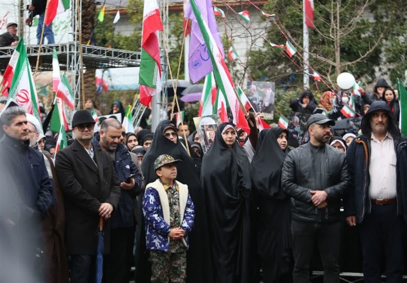 اخبار رشت , اخبار استان گیلان , راهپیمایی 22 بهمن , راهپیمایی22بهمن ,