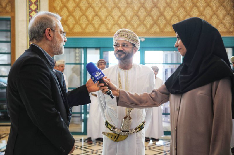 اولین مصاحبه علی لاریجانی با صداوسیما بعد از دیدار با وزیرخارجه عمان + عکس اولین مصاحبه علی لاریجانی با صداوسیما بعد از دیدار با وزیرخارجه عمان + عکس