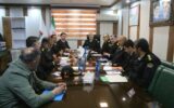نشست مدیرکل راهداری و حمل‌ونقل جاده‌ای سیستان و بلوچستان با فرماندهان انتظامی استان با محوریت طرح نوروزی