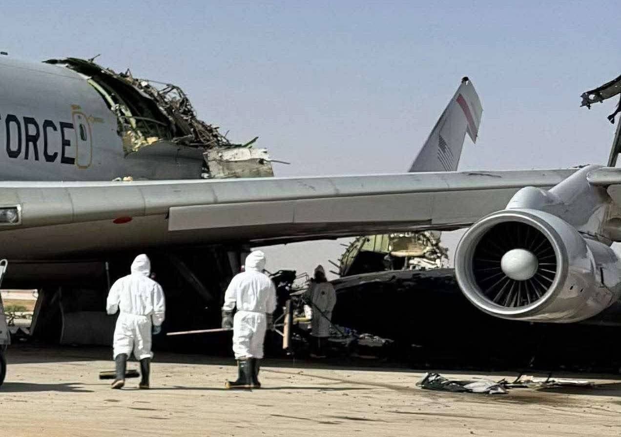 تصاویر هواپیمای آواکسای۳ آمریکایی نابود شده منتشر شد/ کلش ریپورت گزارش کرد + تصاویر تصاویر هواپیمای آواکسای۳ آمریکایی نابود شده منتشر شد/ کلش ریپورت گزارش کرد + تصاویر