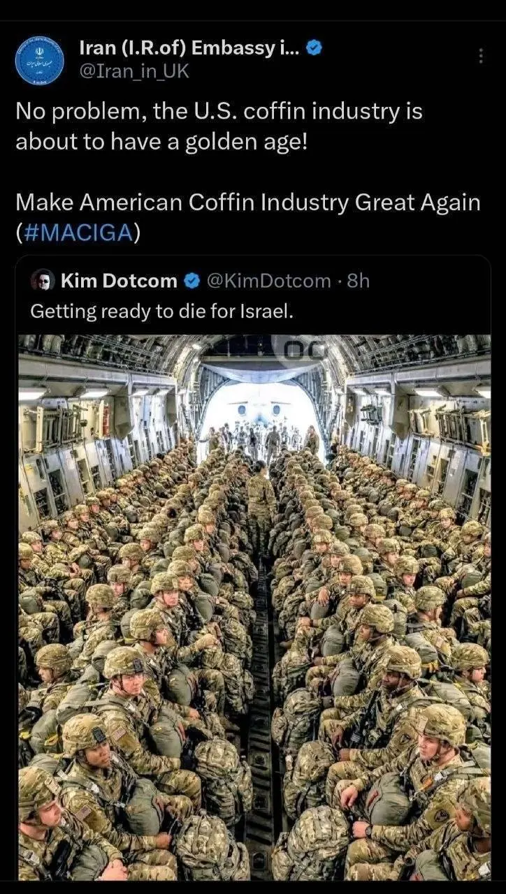 توییت معنادار سفارت ایران در لندن با یک عکس عجیب توییت معنادار سفارت ایران در لندن با یک عکس عجیب