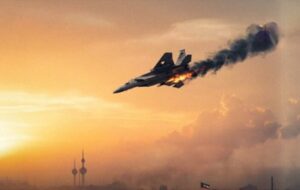 جنگنده آمریکایی در کویت سقوط کرد جنگنده آمریکایی در کویت سقوط کرد