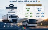 اطلاع نگاشت| گزارش روزانه تردد در پایانه مرزی خسروی اطلاع نگاشت| گزارش روزانه تردد در پایانه مرزی خسروی