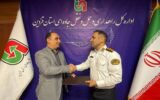 تقدیر رئیس پلیس راهنمایی و رانندگی فراجا از مدیرکل راهداری قزوین به پاس تعامل سازنده و ارتقای ایمنی راهها تقدیر رئیس پلیس راهنمایی و رانندگی فراجا از مدیرکل راهداری قزوین به پاس تعامل سازنده و ارتقای ایمنی راهها
