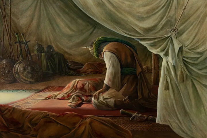 نقش شهادت در آثار محمدعلی نادری؛ وقتی قلمو با زبان درد سخن میگوید نقش شهادت در آثار محمدعلی نادری؛ وقتی قلمو با زبان درد سخن میگوید
