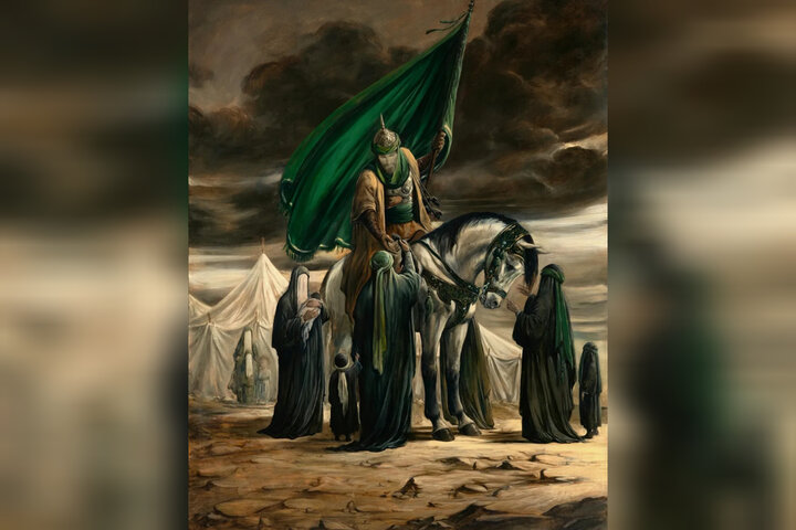 نقش شهادت در آثار محمدعلی نادری؛ وقتی قلمو با زبان درد سخن میگوید نقش شهادت در آثار محمدعلی نادری؛ وقتی قلمو با زبان درد سخن میگوید
