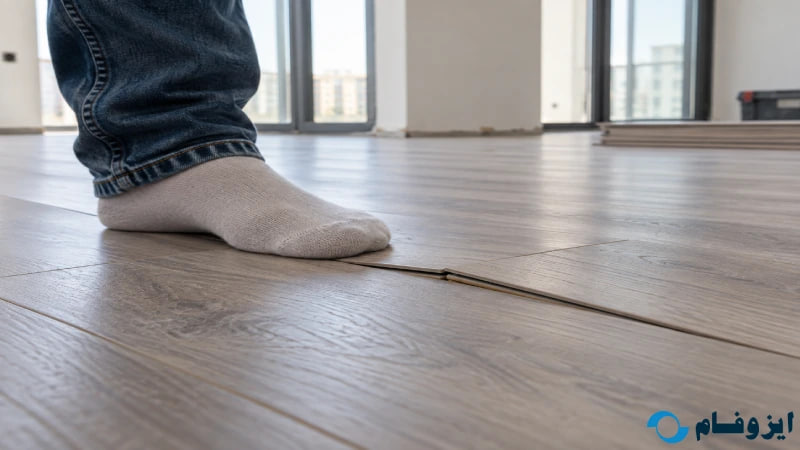 چطور تراز بودن کف را قبل از نصب پارکت بررسی کنیم؟ ۴ تست ساده ناهمواری کف برای نصب پارکت